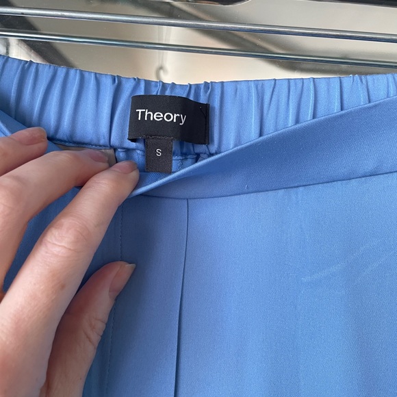 Robin Blue Silk Pants - Picture 3 of 8